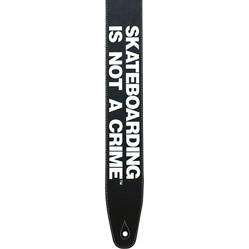 SK8 Skate Boarding is Not a Crime Leather Strap