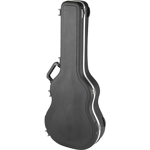 SKB SKB-30 Deluxe Thin-Line Acoustic-Electric and Classical Guitar Case Condition 1 - Mint Black