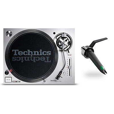 Technics SL-1200MK7S Direct-Drive Professional DJ Turntable with Ortofon Concorde Mix Cartridge