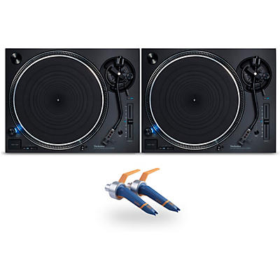 Technics SL-1210GR2 Professional Direct-Drive Turntable Pair with Ortofon Concorde DJ Cartridge Twin Pack