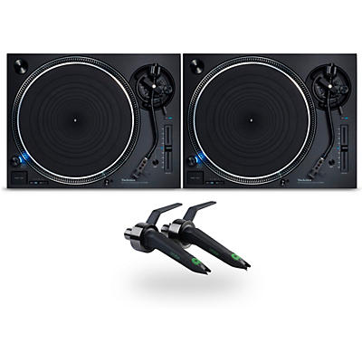 Technics SL-1210GR2 Professional Direct-Drive Turntable Pair with Ortofon Concorde Mix Cartridge Twin Pack