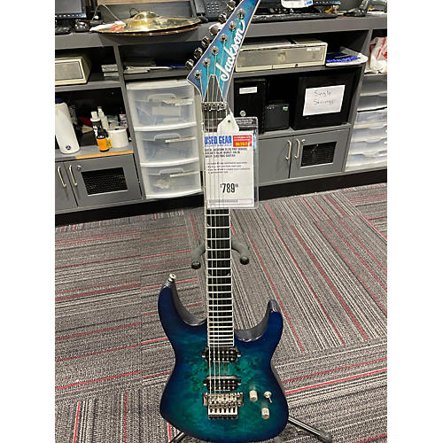 Jackson SL2Q Pro Series Soloist Solid Body Electric Guitar Blue Burst