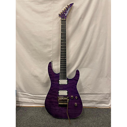Jackson SL2Q Pro Series Soloist Solid Body Electric Guitar Purple Quilt