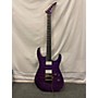 Used Jackson SL2Q Pro Series Soloist Solid Body Electric Guitar Purple Quilt