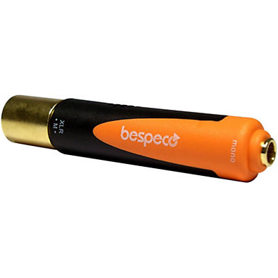 Bespeco SLAD125 XLR Male to 1/4" Mono Female  24K Gold-Plated Adapter&nbsp;