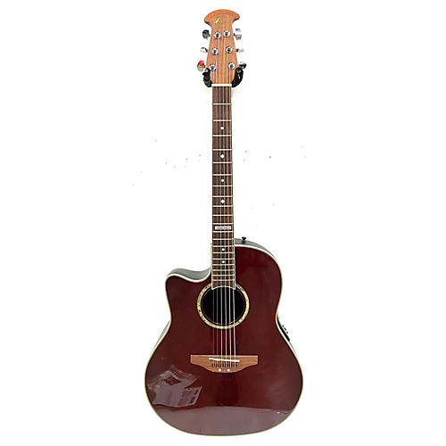 Ovation SLCC147 Acoustic Electric Guitar RUBY RED