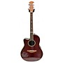 Used Ovation SLCC147 Acoustic Electric Guitar RUBY RED