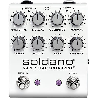 Soldano SLO Plus Dual-Channel Super Lead Overdrive Effects Pedal -