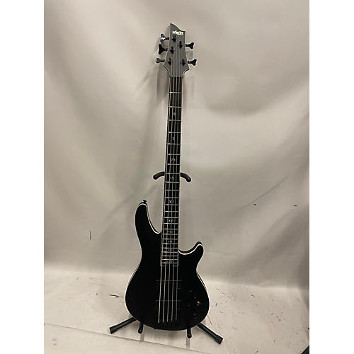 Schecter Guitar Research SLS Elite-5 Evil Twin Electric Bass Guitar Satin Black