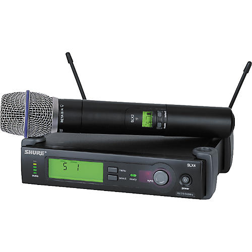 SLX24/BETA87A Handheld Wireless Condenser Microphone System