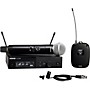 Shure SLXD124/85 Combo System With SLXD1 Bodypack, SLXD4 Receiver, SM58 and WL185 Lavalier Microphone Band H55