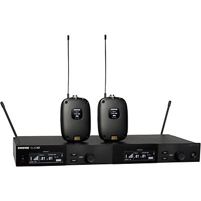 Shure SLXD14D Dual Combo Wireless Microphone System