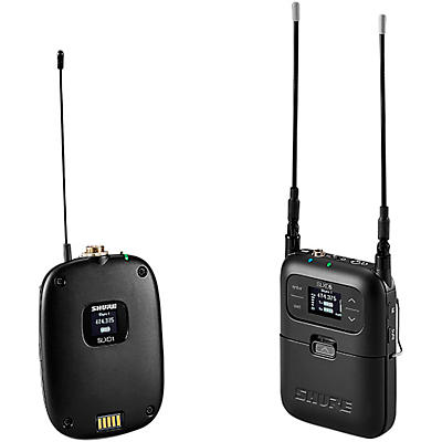 Shure SLXD15/DL4B Portable Digital Wireless Bodypack System with DL4B Lavalier Microphone