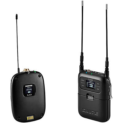 Shure SLXD15/UL4B Portable Digital Wireless Bodypack System with UL4B Lavalier Microphone - Band G58
