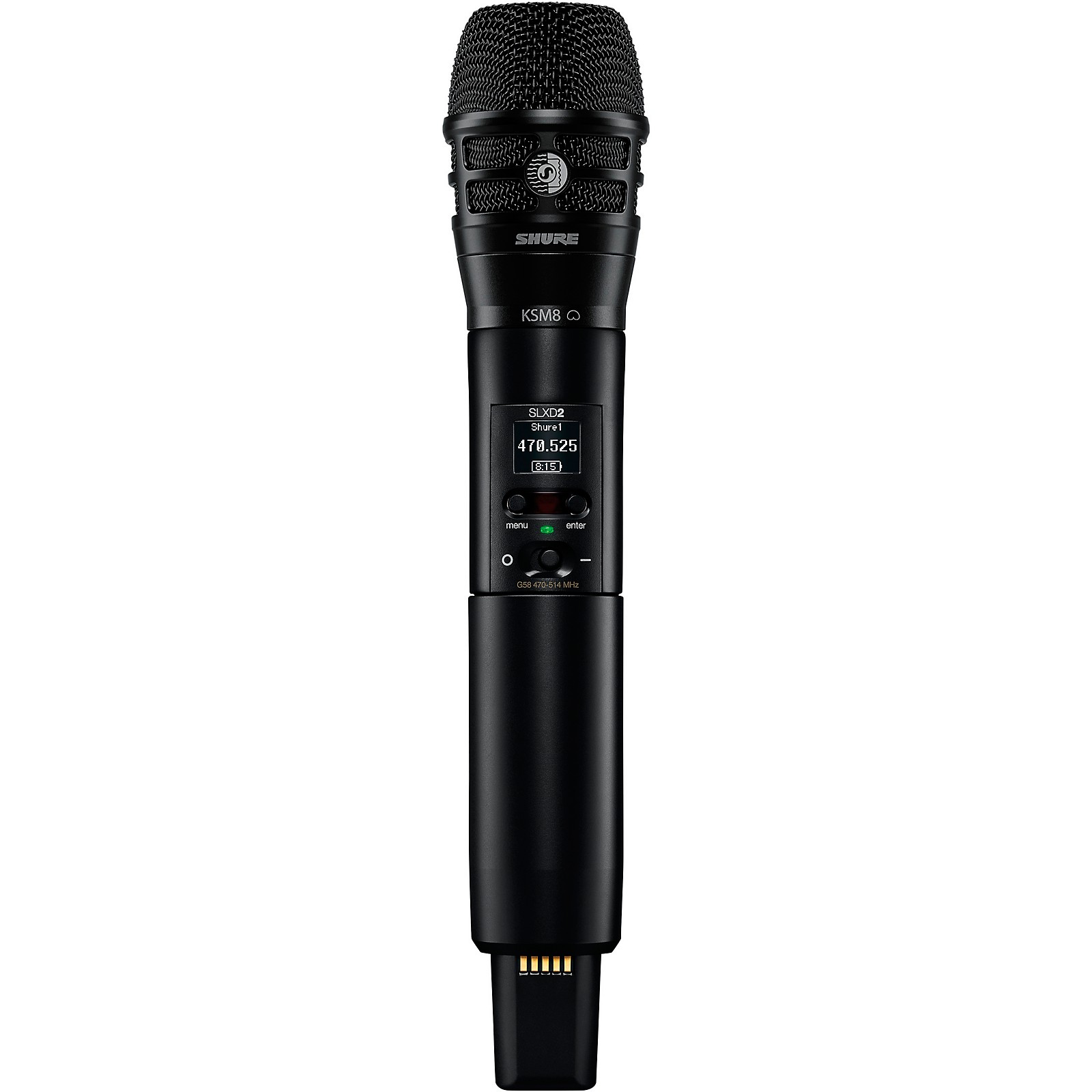 Shure SLXD2/K8B Handheld Transmitter with KSM8 Capsule Band G58