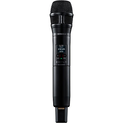 Shure SLXD2/N8S Digital Wireless Handheld Microphone Transmitter with Nexadyne 8/S Supercardioid Capsule (G58: 470 to 514 MHz)