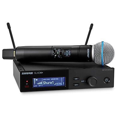 Shure SLXD24+/B58 Digital Wireless Handheld Microphone System -