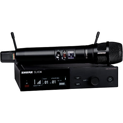 Shure SLXD24/N8CB Digital Wireless Handheld Microphone System With Nexadyne 8/C Cardioid Capsule