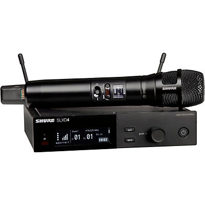 Shure SLXD24/N8CB Digital Wireless Handheld Microphone System With Nexadyne 8/C Cardioid Capsule