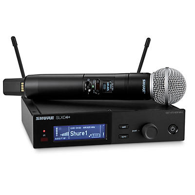 Shure SLXD24+/SM58 Digital Wireless Handheld Microphone System -