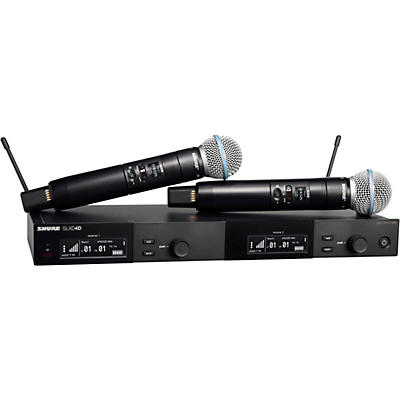 Shure SLXD24D/B58 Dual Wireless Vocal Microphone System With BETA 58