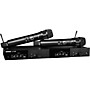 Shure SLXD24D/N8C Dual-Channel Digital Wireless Handheld Microphone System with Nexadyne 8/C Cardioid Capsules (G58: 470 to 514 MHz) Band G58 Black