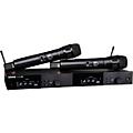 Shure SLXD24D/N8S Dual-Channel Digital Wireless Handheld Microphone System with Nexadyne 8/S Supercardioid Capsules (G58: 470 to 514 MHz) Band G58 BlackBand H55 Black