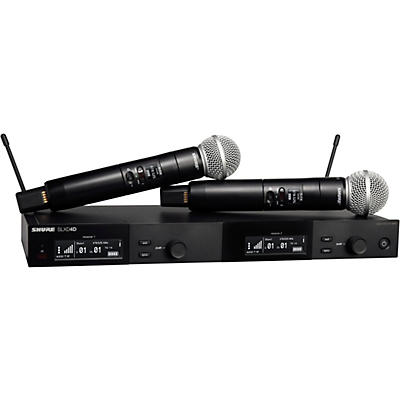 Shure SLXD24D/SM58 Dual-Channel Wireless Vocal Microphone System With SM58