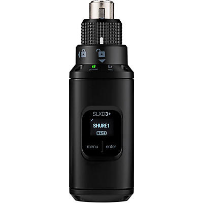 Shure SLXD3+ Plug-On Wireless Transmitter -