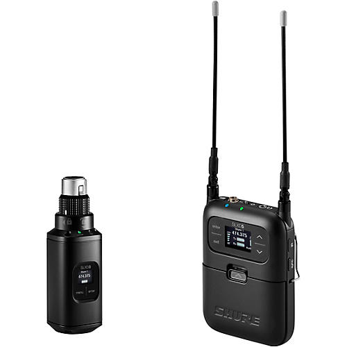 Shure SLXD35 Portable Digital Wireless Plug-On System with SLXD3 XLR Plug-On Transmitter - Band G58 Band G58