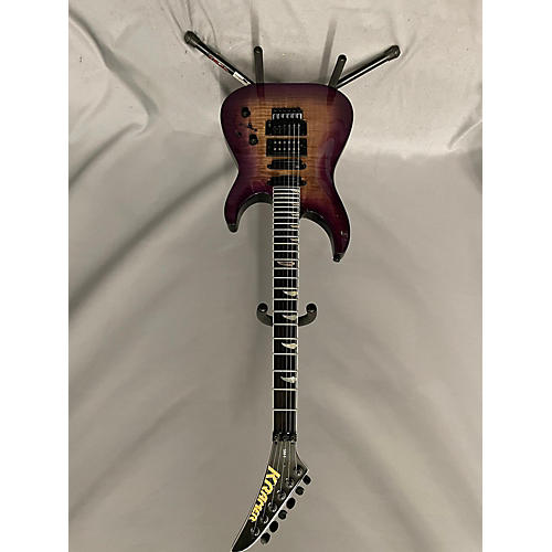 Kramer SM-1 Figured Solid Body Electric Guitar Purple Perimeter