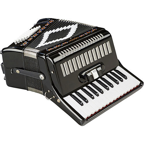 SofiaMari SM-2648, 26 Piano 48 Bass Accordion Condition 2 - Blemished Black Pearl 197881153557