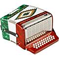 SofiaMari SM-3112 31-Button 12 Bass Accordion GCF Condition 1 - Mint Red and Green PearlCondition 1 - Mint Red and Green Pearl