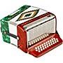 Open-Box SofiaMari SM-3112 31-Button 12 Bass Accordion GCF Condition 1 - Mint Red and Green Pearl