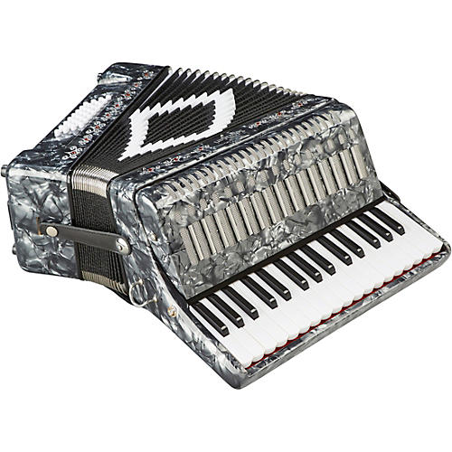SofiaMari SM-3232 32 Piano 32 Bass Accordion Condition 2 - Blemished Gray Pearl 194744863035