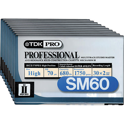 SM-60 Cassette 10-Pack