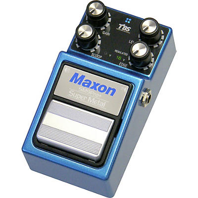 Maxon SM-9 Pro Plus Super Metal Distortion Guitar Effects Pedal from Nine Series