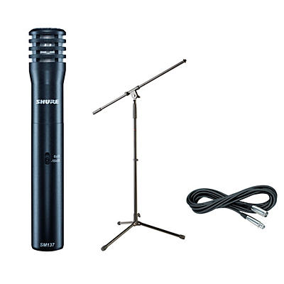 Shure SM137 Condenser Mic with Cable and Stand