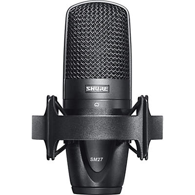 Shure SM27 Large Diaphragm Cond Mic with Shockmount and Bag