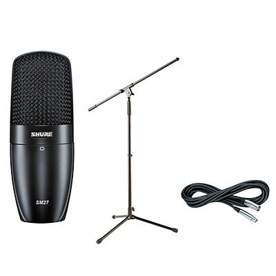 Shure SM27 SC Condenser Mic with Cable and Stand