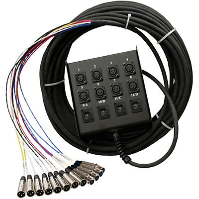 ProCo SMC0804FBX StageMASTER 8x4 12-Channel Snake -