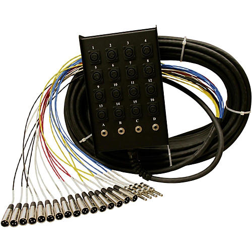 ProCo SMC1604FBQ StageMASTER Snake 16x4 50 ft.