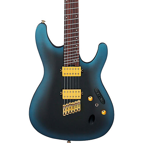 Ibanez SML721 S Axe Design Lab Multi-Scale Electric Guitar Midnight Arctic Ocean Matte