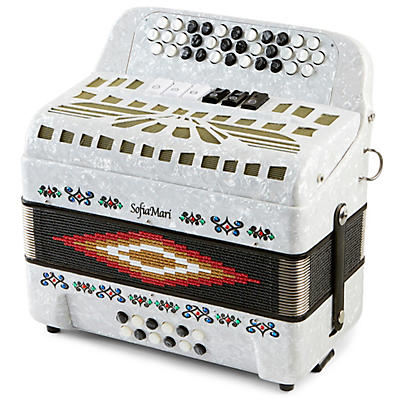 SofiaMari SMTT-3412, Two Tone Accordion