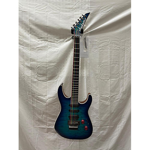 Jackson SOLOIST SLA3Q Solid Body Electric Guitar Trans Blue