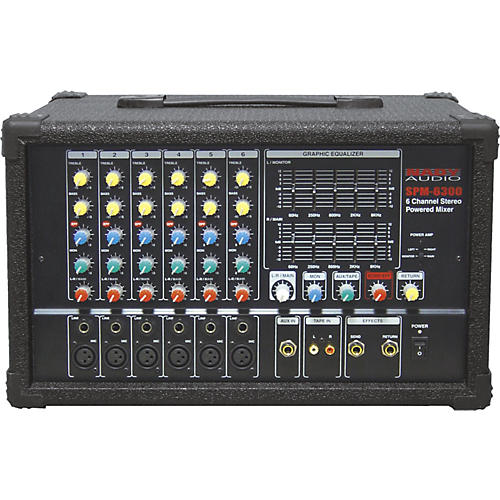 SPM-6300 6-Channel Powered Mixer with DSP
