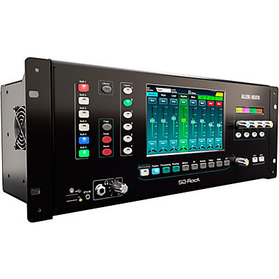 Allen & Heath SQ-RACK 48-Channel 96kHz XCVI Core Rack Mountable Digital Mixer With 7" HD Capacitive Touchscreen