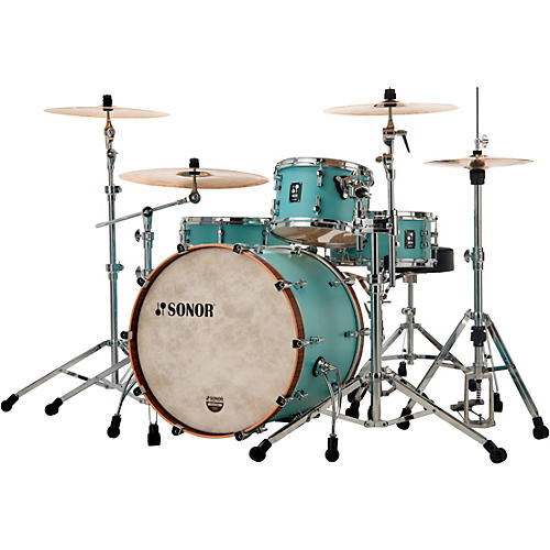 SONOR SQ1 3-Piece Shell Pack with 22 in. Bass Drum Cruiser Blue