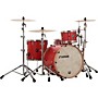 SONOR SQ1 3-Piece Shell Pack with 22 in. Bass Drum Hot Rod Red