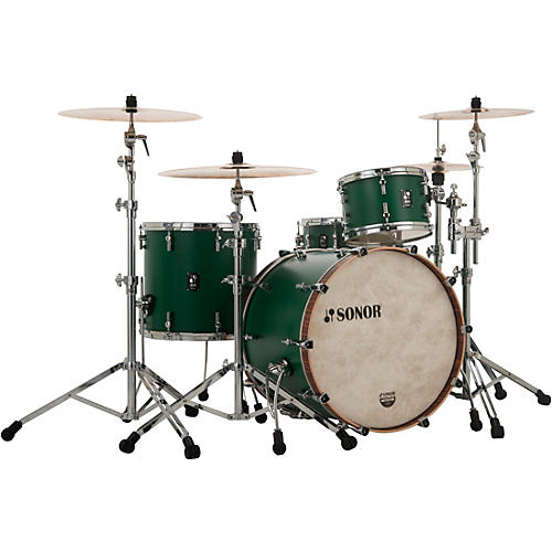 Sonor SQ1 3-Piece Shell Pack with 22 in. Bass Drum Roadster Green